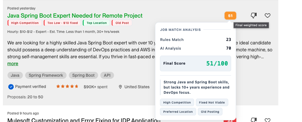 Extension popup statistics
